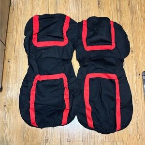 Black and Red Car Seat Covers